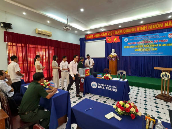ĐẠI HỘI CÔNG ĐOÀN BỘ PHẬN NHIỆM KỲ 2025-2030