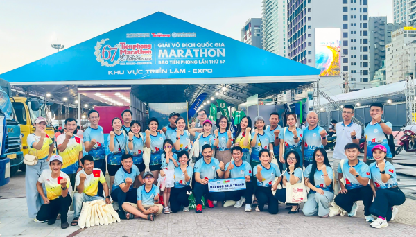 NTU RUNNERS chinh phục Giải Marathon Tiền Phong 2026 tại Nha Trang