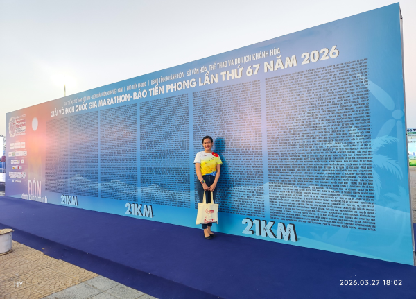 NTU RUNNERS chinh phục Giải Marathon Tiền Phong 2026 tại Nha Trang