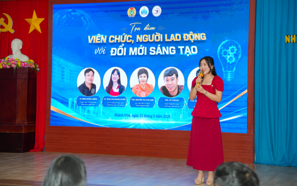 TOẠ ĐÀM VIÊN CHỨC, NGƯỜI LAO ĐỘNG VỚI ĐỔI MỚI SÁNG TẠO