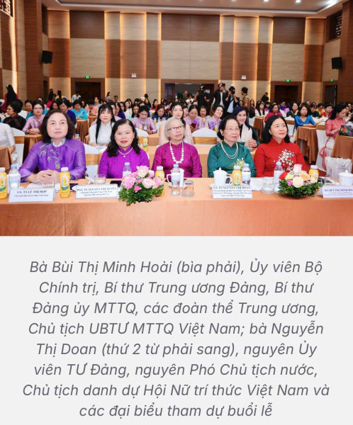 Tôn vinh đóng góp và khát vọng cống hiến của những nữ trí thức Việt Nam tiêu biểu