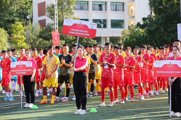 Khai mạc vòng chung kết Giải vô địch Bóng đá nam sinh viên toàn quốc 2023 tại Trường ĐH Nha Trang