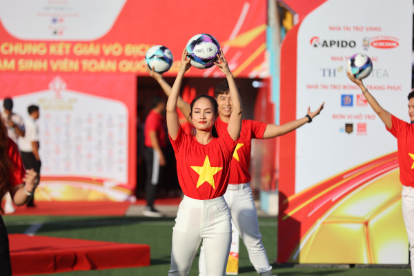 Khai mạc vòng chung kết Giải vô địch Bóng đá nam sinh viên toàn quốc 2023 tại Trường ĐH Nha Trang