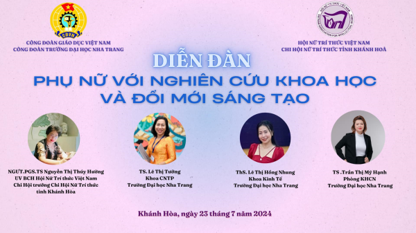 Tổ chức diễn đàn “Phụ nữ với nghiên cứu khoa học và đổi mới sáng tạo”