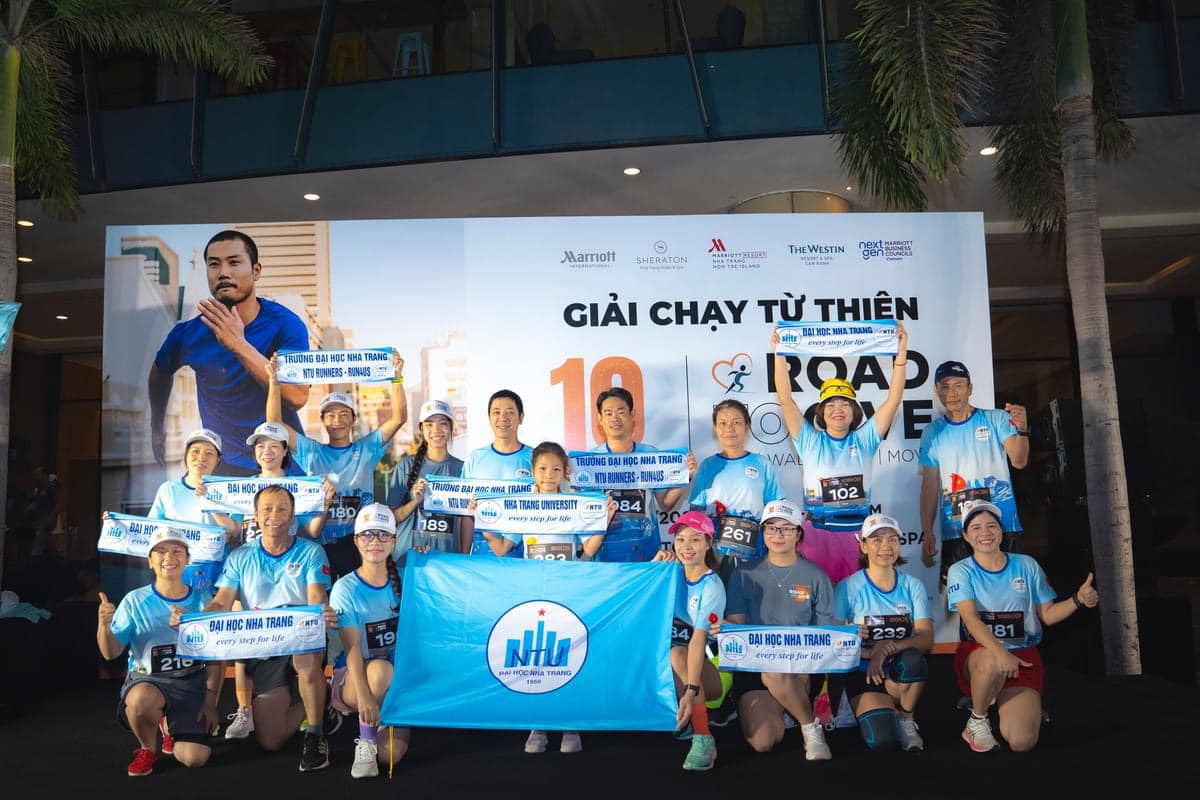 NTU RUNNERS CLUB THAM GIA GIẢI CHẠY TỪ THIỆN "ROAD TO GIVE 2024"