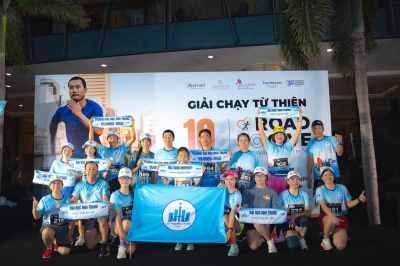 NTU RUNNERS CLUB THAM GIA GIẢI CHẠY TỪ THIỆN "ROAD TO GIVE 2024"