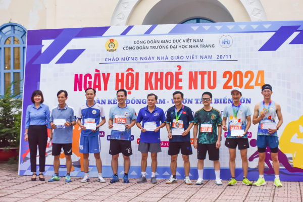 Bế mạc Ngày hội khỏe NTU 2024 chào mừng kỷ niệm 42 năm ngày Nhà giáo Việt Nam