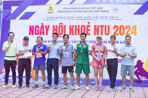 Bế mạc Ngày hội khỏe NTU 2024 chào mừng kỷ niệm 42 năm ngày Nhà giáo Việt Nam