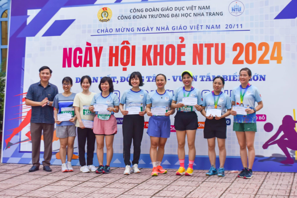 Bế mạc Ngày hội khỏe NTU 2024 chào mừng kỷ niệm 42 năm ngày Nhà giáo Việt Nam