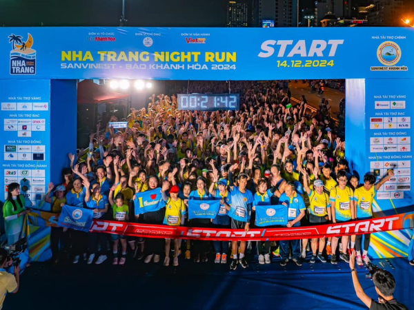 Giải Nha Trang Night Run Sanvinest - Báo Khánh Hòa 2024: Tạo cơ hội gắn kết cộng đồng